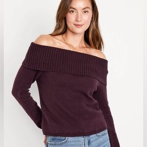 Old Navy Off-The-Shoulder So-Soft Sweater (L)